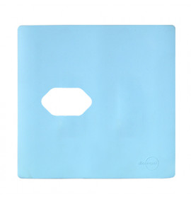 Placa p/ 1 Tomada Horizontal 4x2 - Novara Celeste